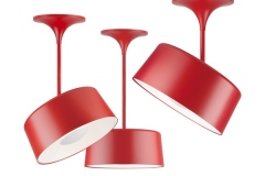 czerwona_sufitowa_lampa_regulowana_beam_lampy_zero_the_light_poznan
